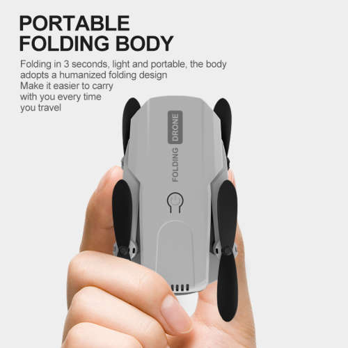 Mini Drone WIFI FPV 4K Dual HD Camera 3D Flips Headless Mode Air Pressure Altitude Hold - Bag