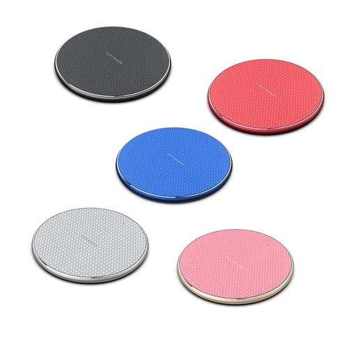 Qi Wireless Charger Pad 10W Super Ultra Fast Charging Dock ALUMINUM ALLOY METAL BODY