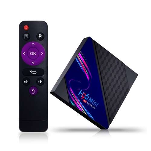 H96 Mini DDR3 2GB / 16GB Android 10.0 4K HD TV Box Support TikTok TV Control bluetooth 4.0 - UK Plug