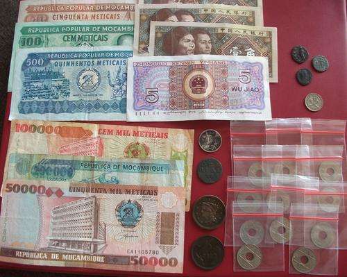 Small Coins and notes Collection Many early including ancient!!!