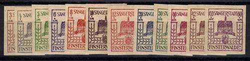 Germany Local Lower Lusatia 1948. MI 1-12 ** (12) Complete set MNH Scarce