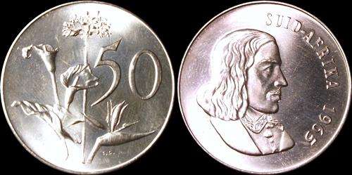 Scarce RSA 1965 50c Brilliant UNC