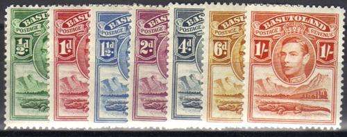 Basutoland KGVI Mint part set to 1/