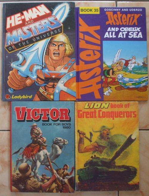 4 x Hard Cover kids comic books  1969-96