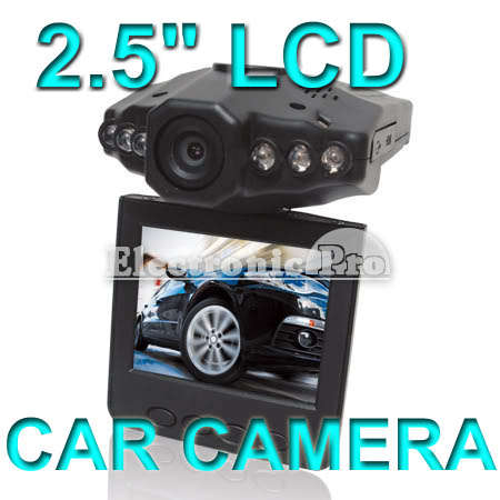 Car Camera 6 IR LED Car video recorder for night vision Car DVR with 2.5"
