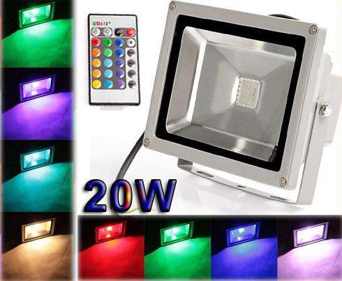 20W RGB LED Waterproof Floodlight ( RGB LED Landscape Flood Light )