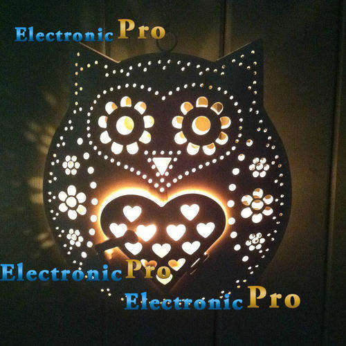 " 2 on auction " 12 solar powered OWL ( No wiring required ) install anywhere