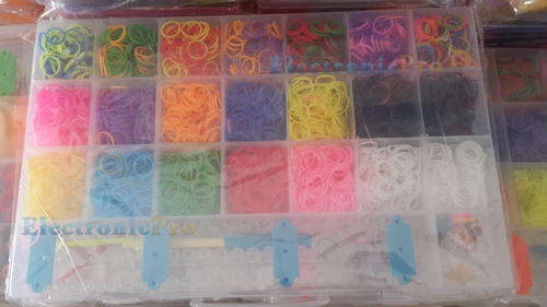 4200pcs colourful Loom Bands Crafts DIY Gifts