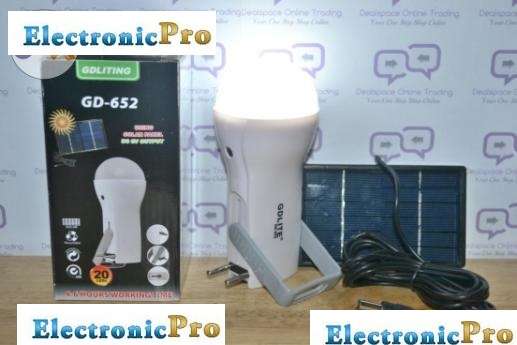 First on Bidorbuy, GDLite Solar Panel / DC 6V Output Recharge SMD LED Lamp Flashlight