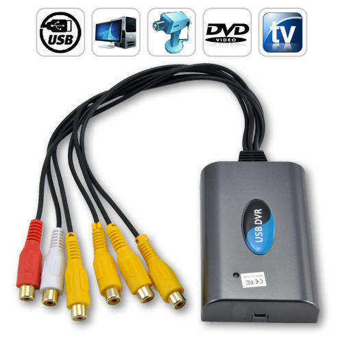 Super USB DVR (4 Video + 2 Audio Channels)