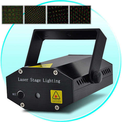 "LOCAL STOCK " Mini Laser Effects Projector with Sound Activation: Ideal for party, special events