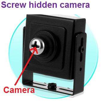 24 HOUR DELIVERY, Screw Hidden/Spy Cam with CCD Sensor