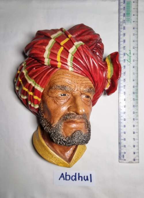 ABDHUL Vintage Bossons Chalkware Head