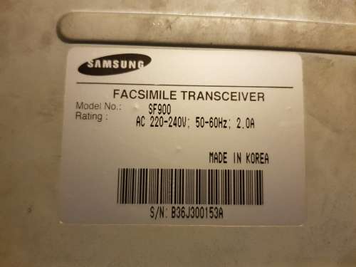 SAMSUNG THE GENIUS 900 DIGITAL ANSWERING SYSTEM FAX MACHINE