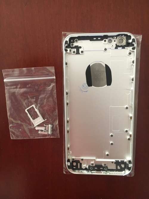 Complete Origin. Back Cover Replacement For Phone 6S silver with Sim Tray and all buttons