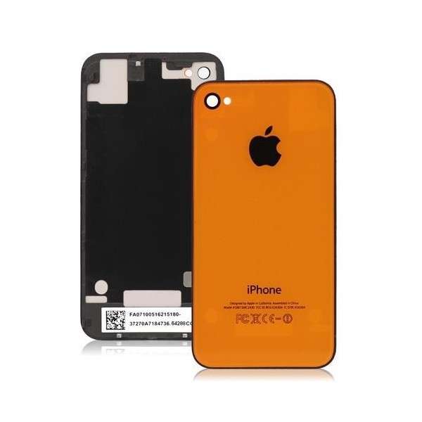 Back Housing Cover for Apple iPhone 4S ORANGE