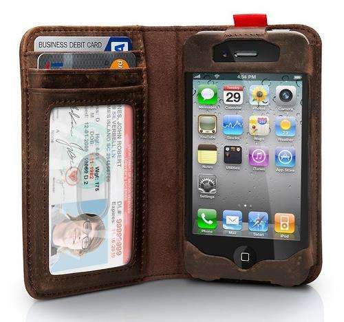 BookBook wallet for Apple iPhone 4/4S Leather Vintage Case twelvesouth NEW