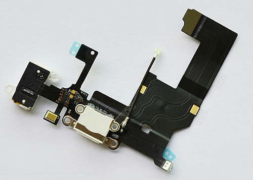 Original Audio Antenna Dock Mic Flex Cable for Apple iPhone 5 White