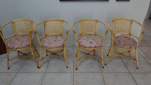 Cane chairs (set of 4)
