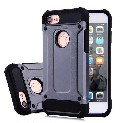 Apple iPhone 7 Armoured Phone Cover (Grey)