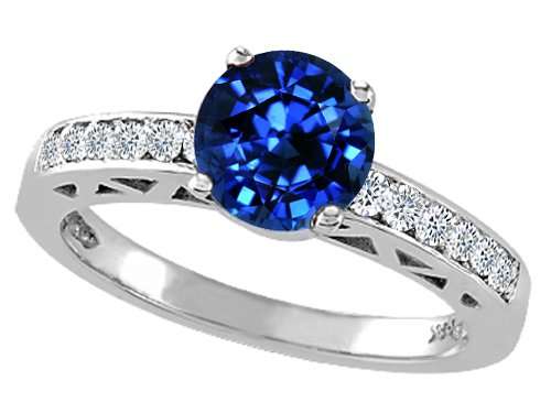 Certified 1.30CT Round Cut Real & Natural Blue Diamond Wedding/Engagement Ring @ Discount Offer.