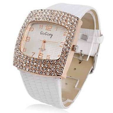 Women's PU Analog Quartz Wrist Watch