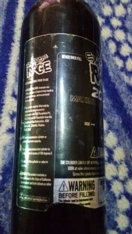 Paintball Marker CO2 Cylinder 20oz