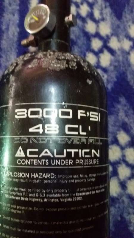 Paintball Marker Cylinder 3000PSI 48 CU