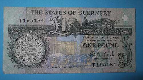 The States of Guernsey  One Pound Note