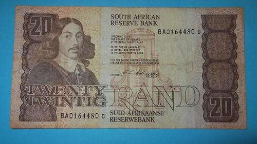 R20 Note Signed By Chris Stals