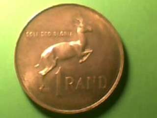 Silver One Rand Coin Issued 1967 With Dr Verwoerd On The Back Of Coin