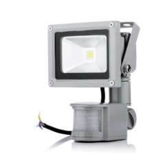 10 w White Pir Sensor Led  Flood Light