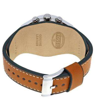 Fossil Coachman Chronograph Tan Leather Watch