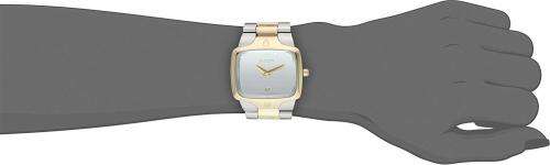 Nixon Men's Player Two-Tone Stainless-Steel Quartz Watch with Silver Dial