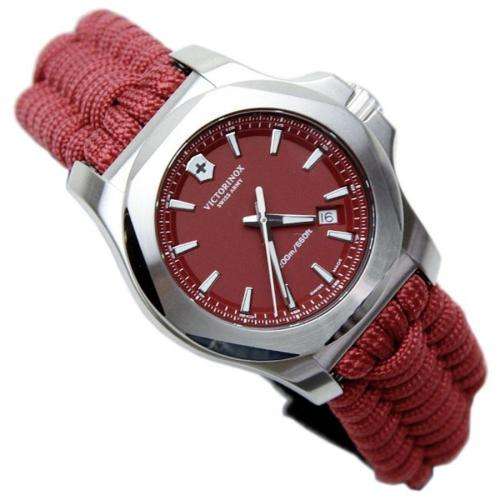 Victorinox I.N.O.X. Paracord Red Dial Mens Watch 241744