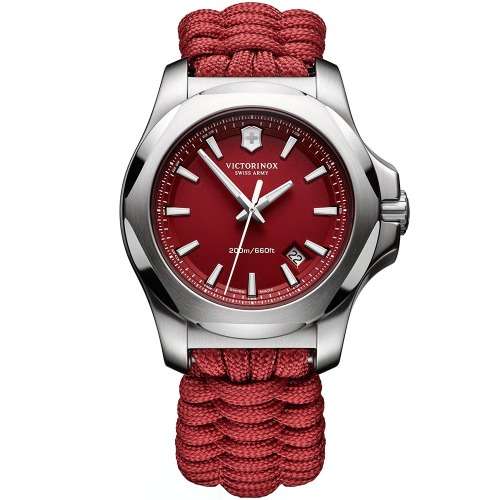 Victorinox I.N.O.X. Paracord Red Dial Mens Watch 241744