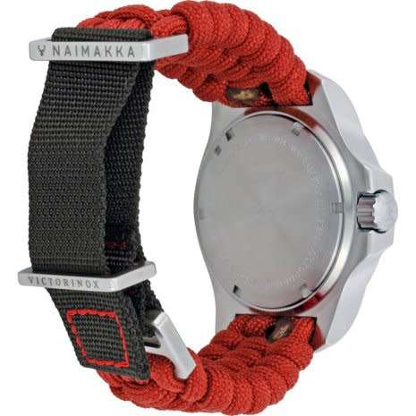 Victorinox I.N.O.X. Paracord Red Dial Mens Watch 241744