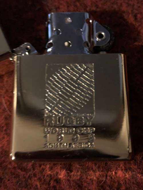 1995 Rugby World Cup Gold Plated Lighter