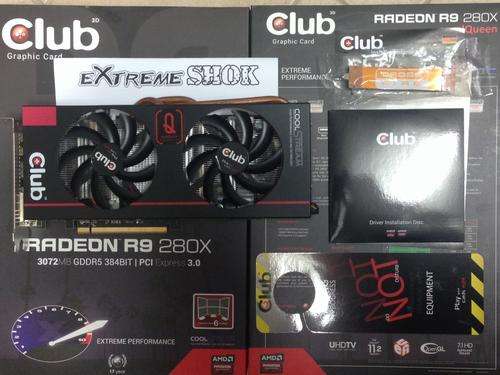 !! IN STOCK !! NEW !! AMD RADEON R9-280X 3GB !! eXtremeSHOK edition !! Core:1050 MHz Memory:6 GHz !!