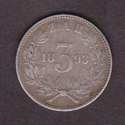 1893 3 Pence in Incredible Condition