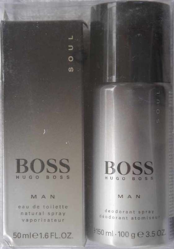 Original Hugo Boss- Boss Soul 50ml Eau De Toilette+150ml Deodorant Spray