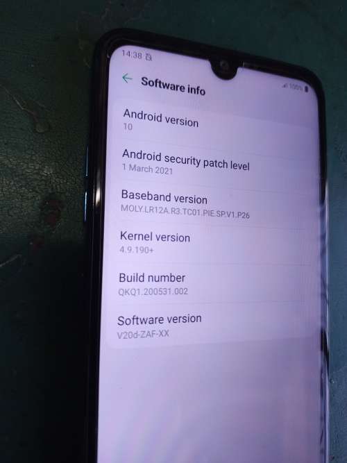 LG cellphone Q60 Blue