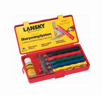 Lansky 5 stone knife sharpener sharpening kit