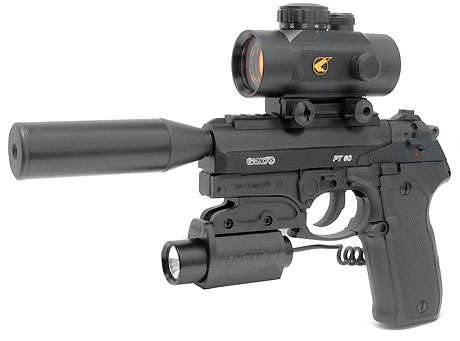 gamo pt80 pistol ,airgun ,co2, tactical ,sight, red dot ,Gamo quality, plus discount