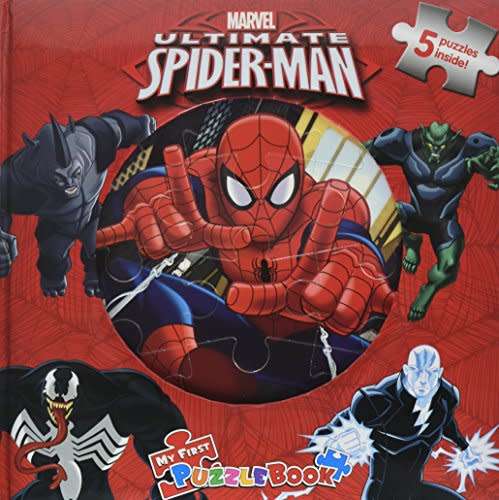 Marvel ULTIMATE SPIDER-MAN - 5 PUZZLES - MY FIRST PUZZLE BOOK