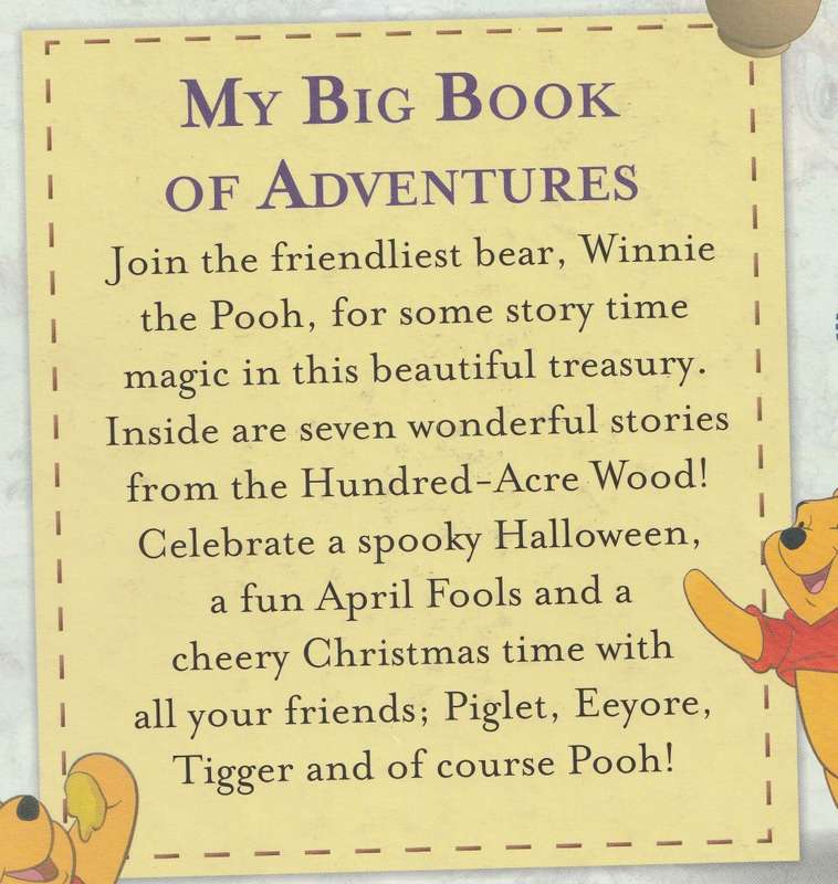 WINNIE THE POOH: MY BIG BOOK OF ADVENTURES
