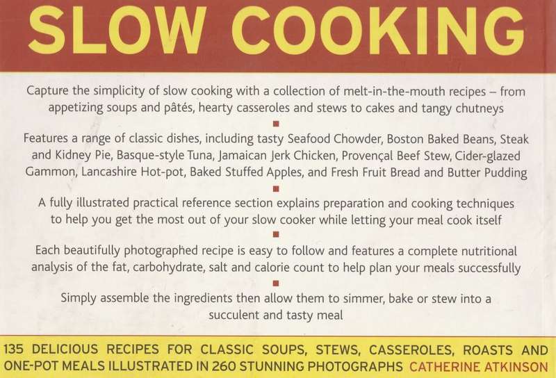 BEST-EVER RECIPES SLOW COOKING by Catherine Atkinson