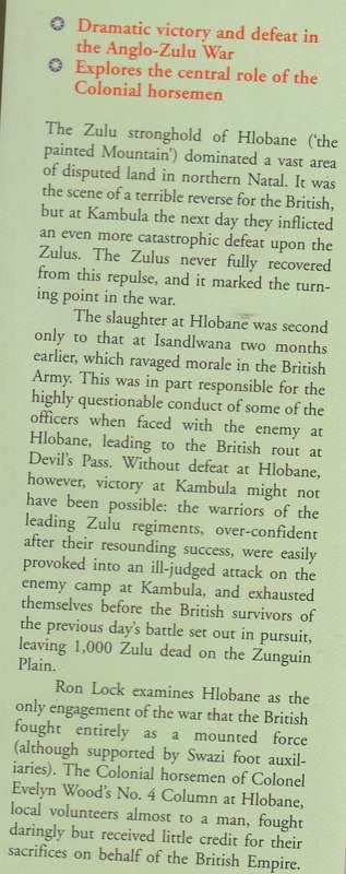 BLOOD ON THE PAINTED MOUNTAIN: ZULU VICTORY & DEFEAT HLOBANE & KAMBULA, 1879 by Ron Lock