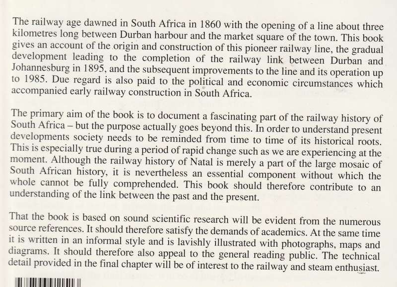THE NATAL MAIN LINE STORY by Heinie Heydenrych & Bruno Martin
