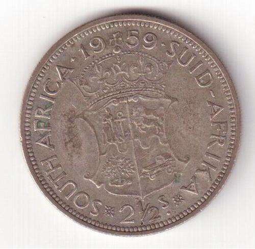 1959 Halfcrown 2 1/2 Shillings
